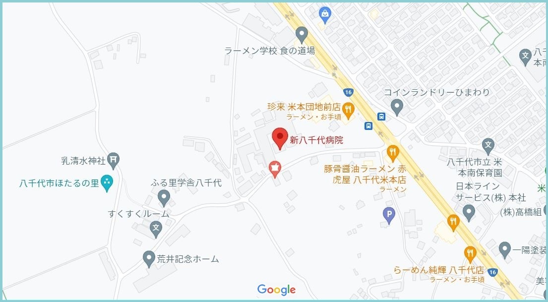 新八千代病院地図 